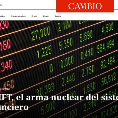 SWIFT, el arma nuclear del sistema financiero